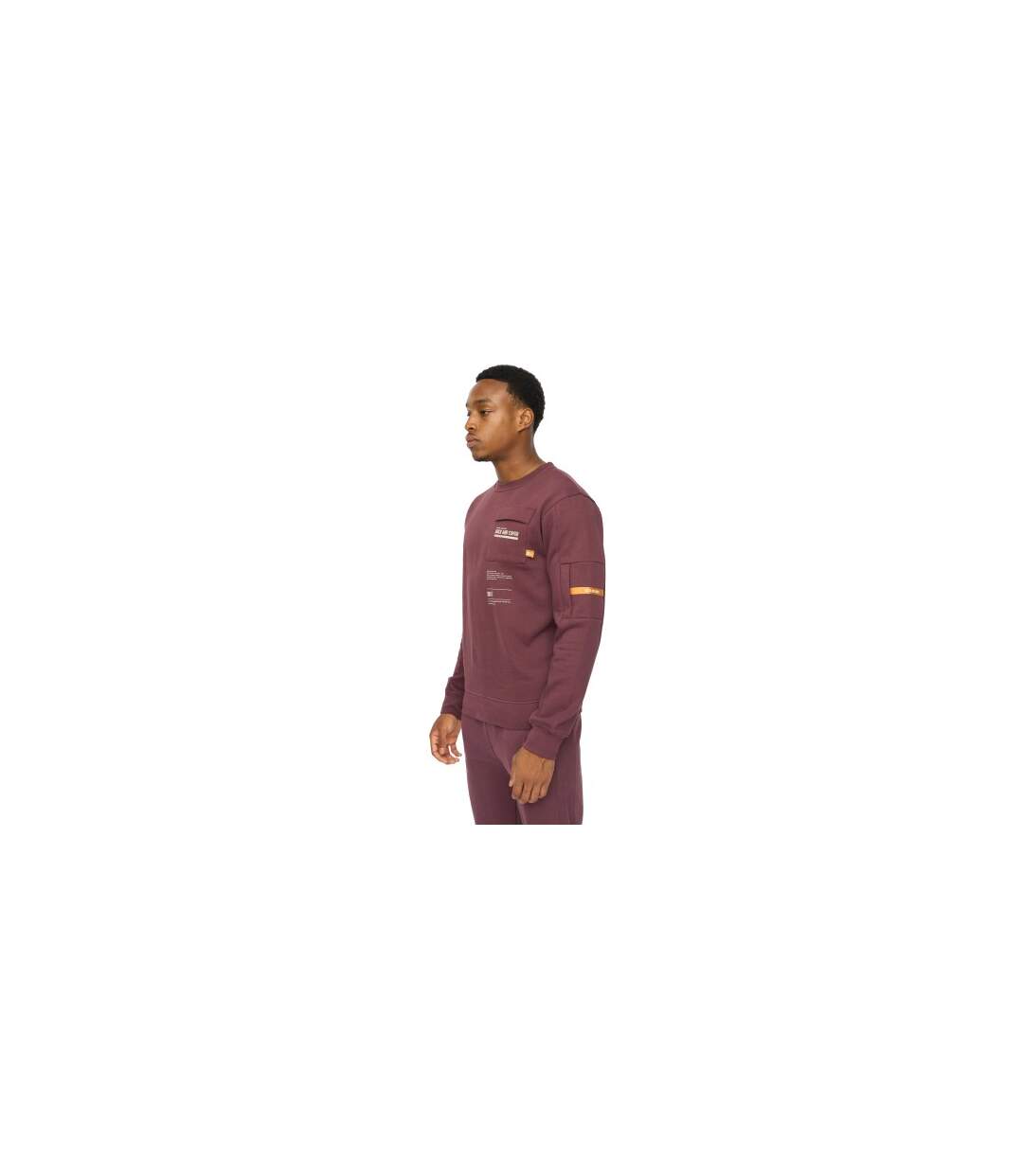 Mens Applewood Sweatshirt Raisin Duck And Cover-1