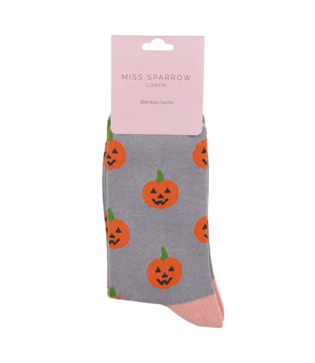 Chaussettes fantaisie en bambou pour femme Halloween
