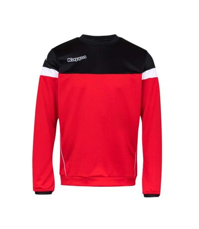 Sweat Rouge/Noir Homme Kappa Lido - L