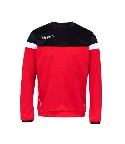 Sweat Rouge/Noir Homme Kappa Lido - L