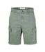 Mens Cotton Blend Cargo Shorts Slate Jack Wills-1