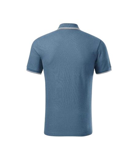 Polo Focus Homme Bleu Denim Malfini