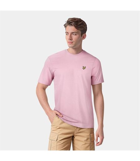 T-shirt Manches Courtes Motif/style Logo Homme Rose Clair Lyle & Scott