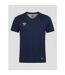 Unisex Adult Elite V Neck Base Layer Top Dark Navy Umbro-1