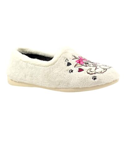 Chaussons escape femme blanc Lazy Dogz