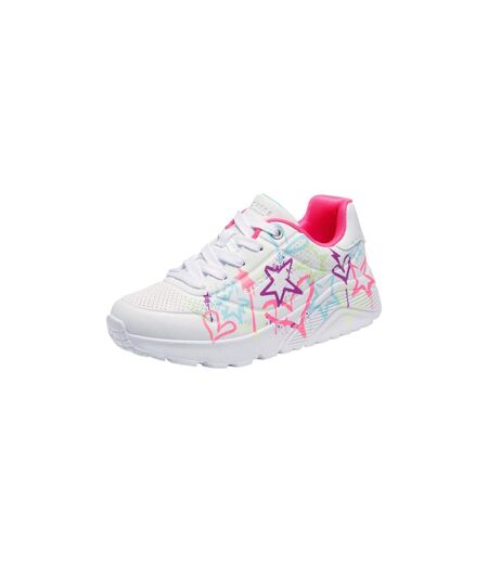 Basket Enfant à Lacets Skechers Uno Lite-My Drip