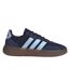 Mens Barreda Decode 3 Stripes Suede Trainers Navy Blue Gum Adidas-1
