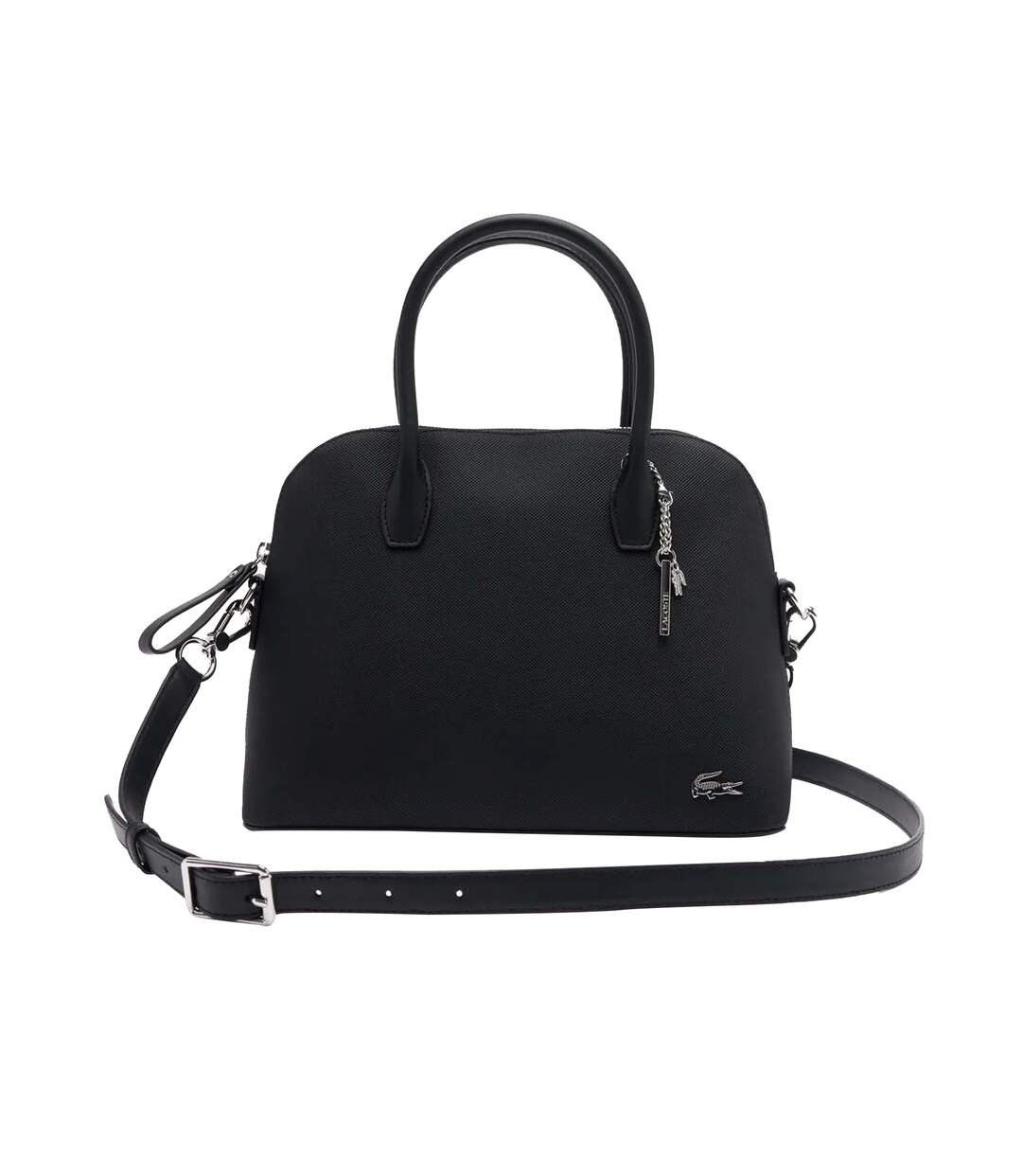 Naos Pique Crossbody Bag One Size Black Lacoste-1