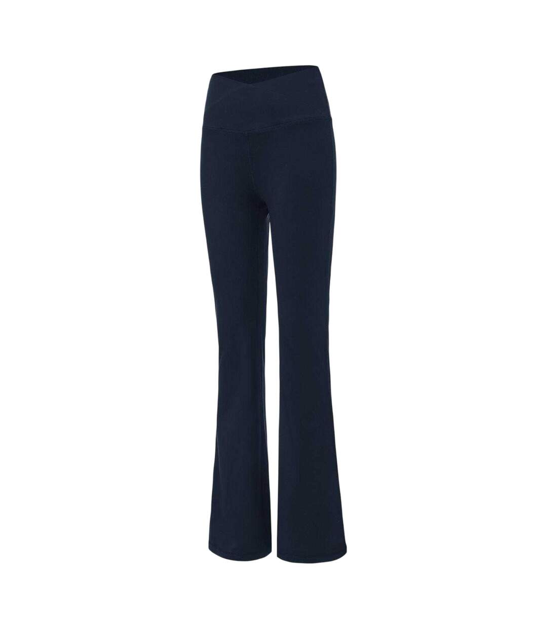 Womens/ladies Crossover Flared Leggings Blue LA Gear-3