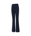 Womens/ladies Crossover Flared Leggings Blue LA Gear-3