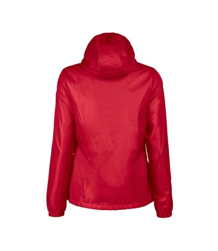 Womens/ladies Fastplant Jacket Red Printer RED