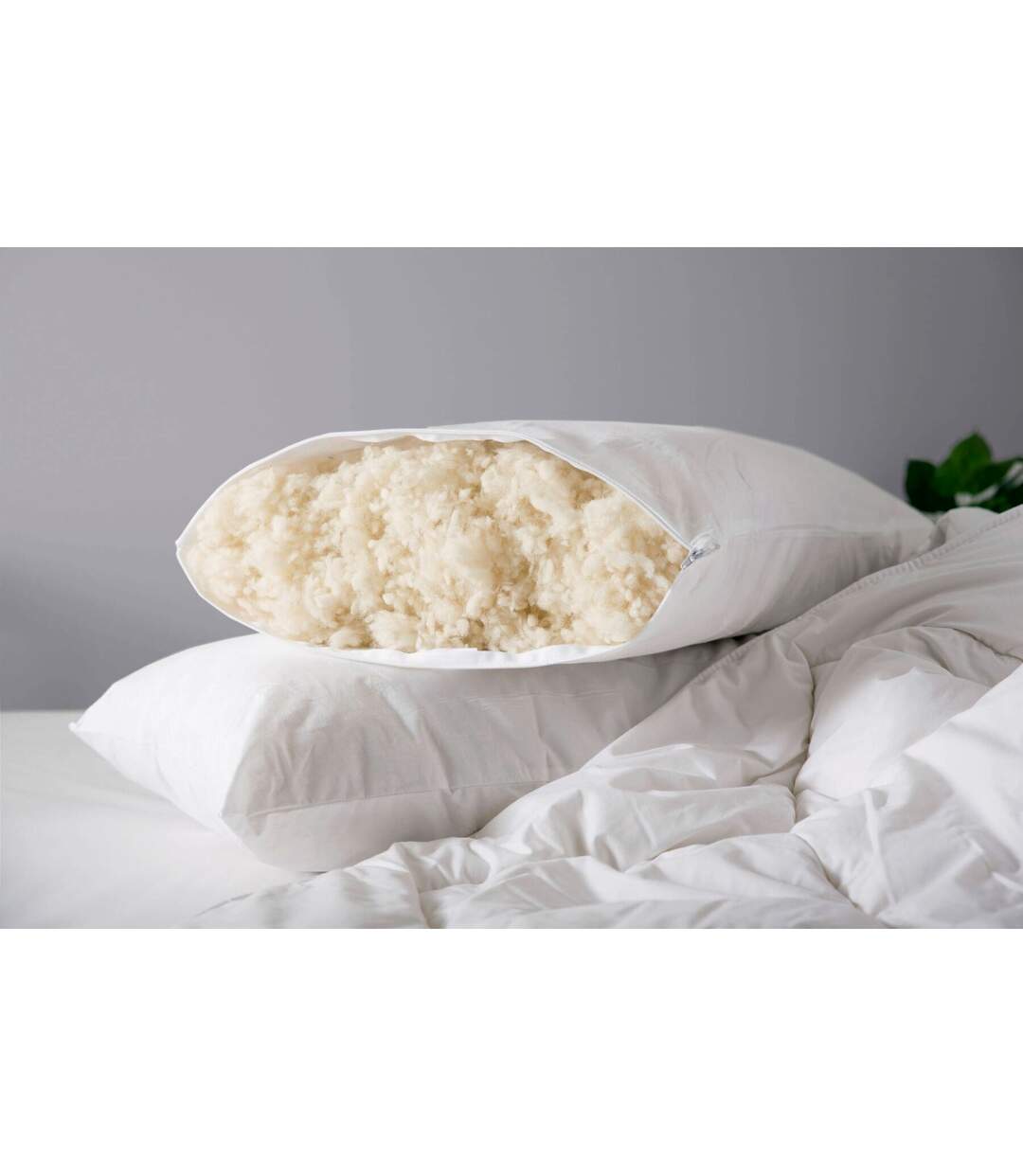 Oreiller 74 cm x 48 cm blanc Belledorm