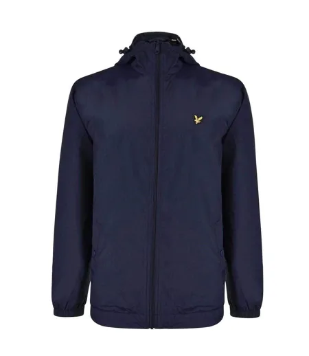 Veste Unie À Capuche Homme Bleu Marine Lyle & Scott