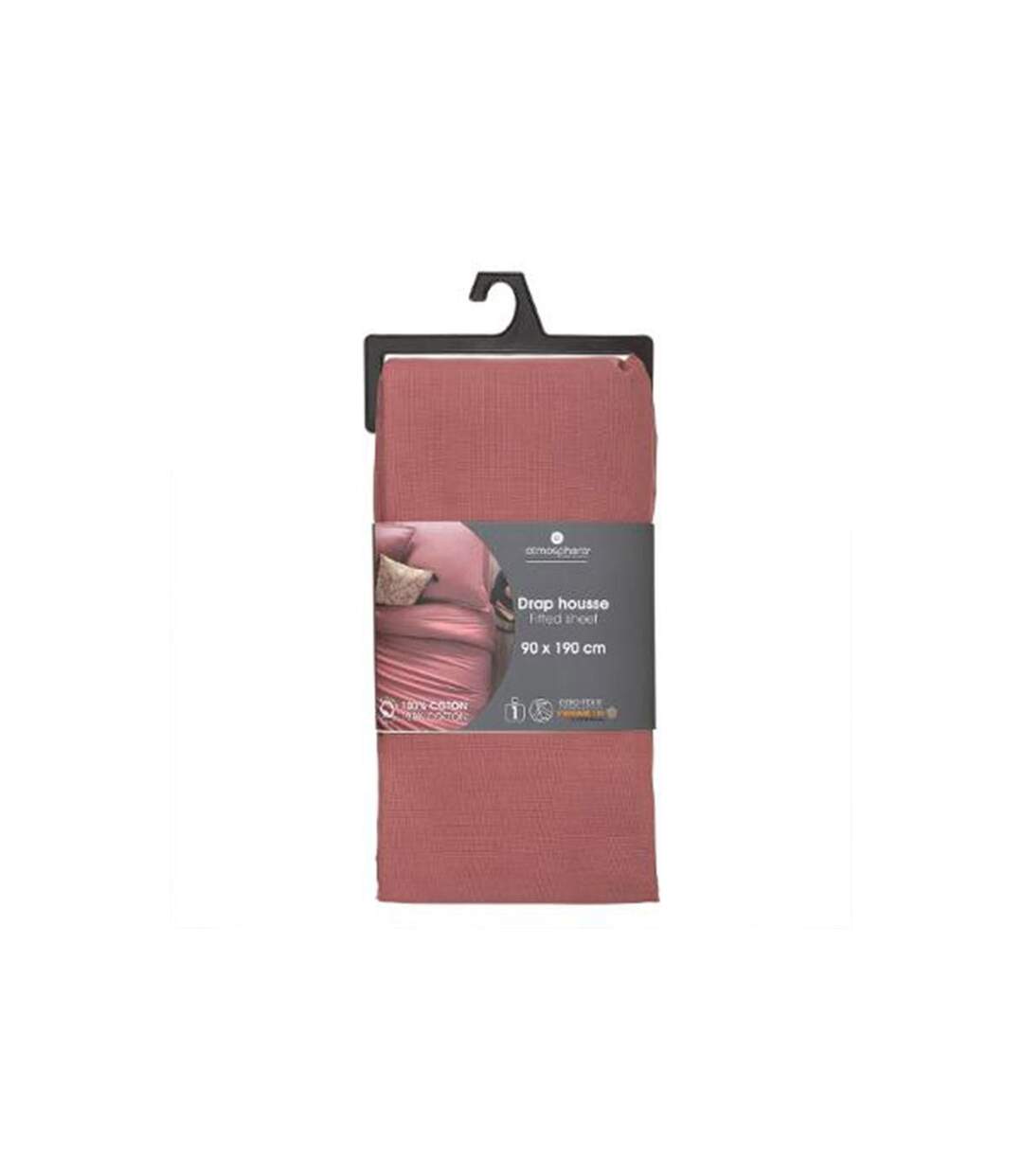 Drap Housse Intérieur 90x190cm Blush-4