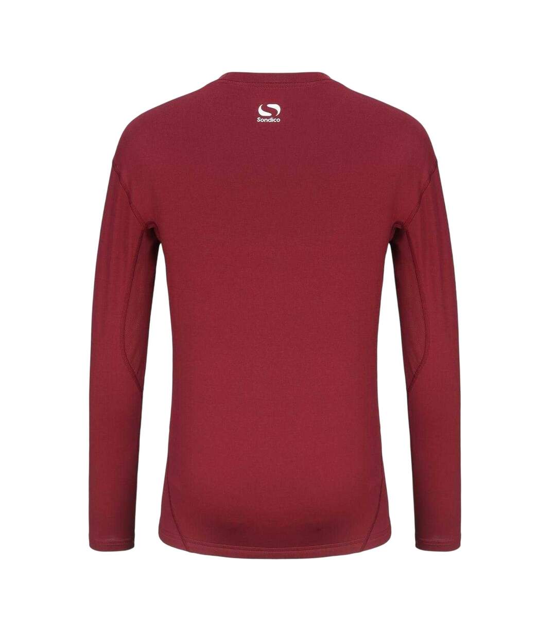 Haut Thermique Manches Longues Motif/style Central Homme Bordeaux Sondico-2