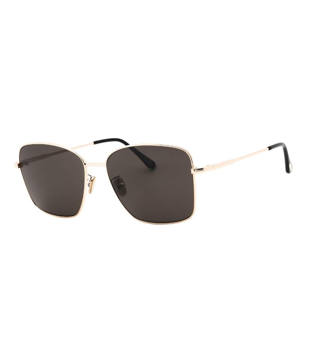 Womens/ladies Ft0953-d Shiny Sunglasses One Size Rose Gold Black Tom Ford-2