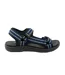 Sandales Motif/style Rayé Homme Noir Bleu Marine Foncé Grisport-1