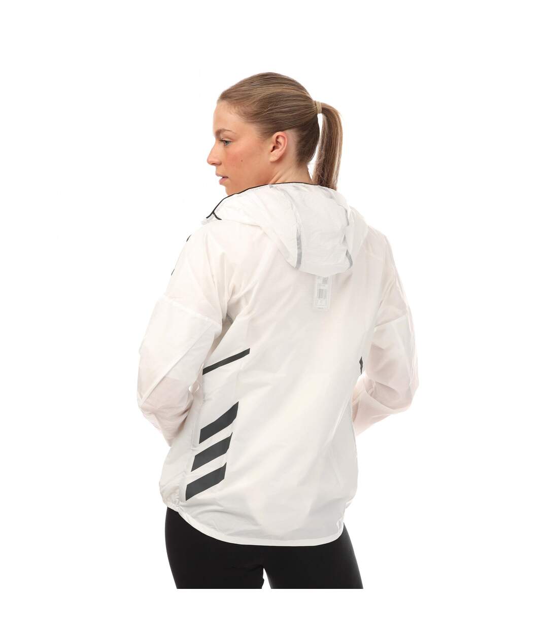 Veste imperméable terrex trail femme blanc Adidas-2