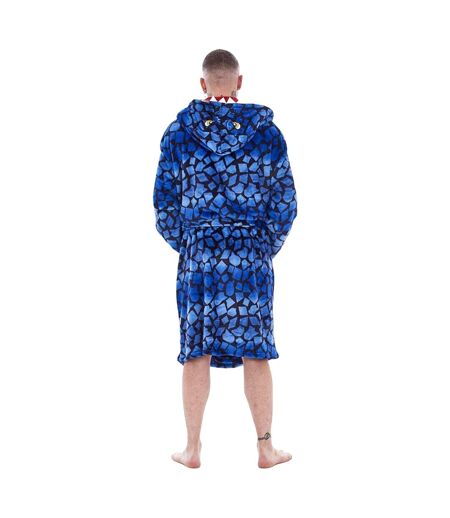 Robe De Chambre Motif/style Raptor Homme Bleu Noir Keanu