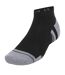 Pack Of 3  Unisex Adult Performance Tech Ankle Socks  Black Grey Under Armour-3