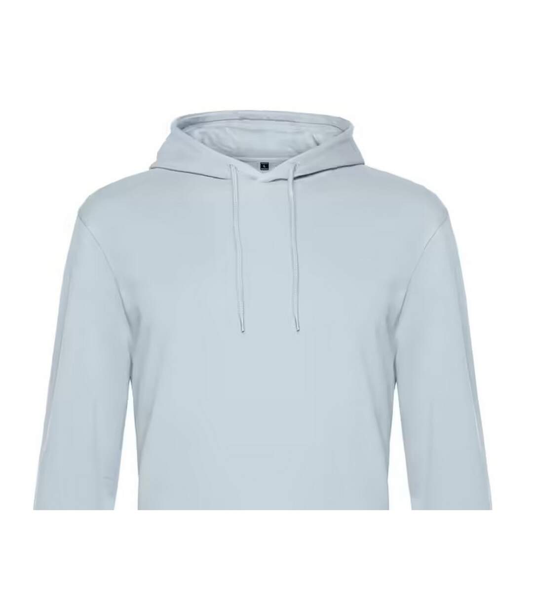 Sweat À Capuche Motif/style Uni Homme Bleu Ciel Pur B&C-2