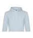 Sweat À Capuche Motif/style Uni Homme Bleu Ciel Pur B&C-2