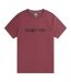 Animal Mens Jacob Logo T-Shirt (Burgundy)