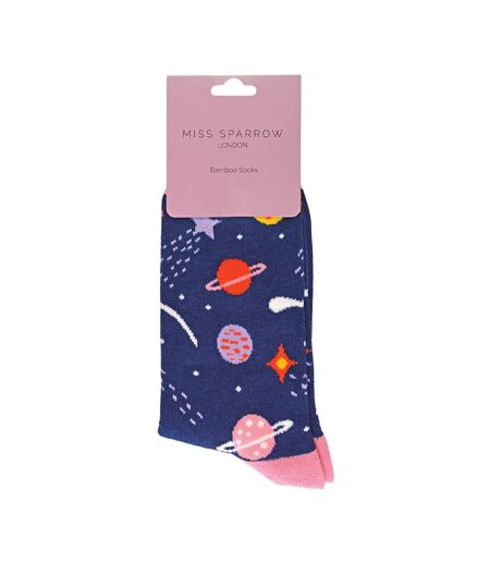 1 Pack Ladies Novelty Space Enthusiast Bamboo Socks