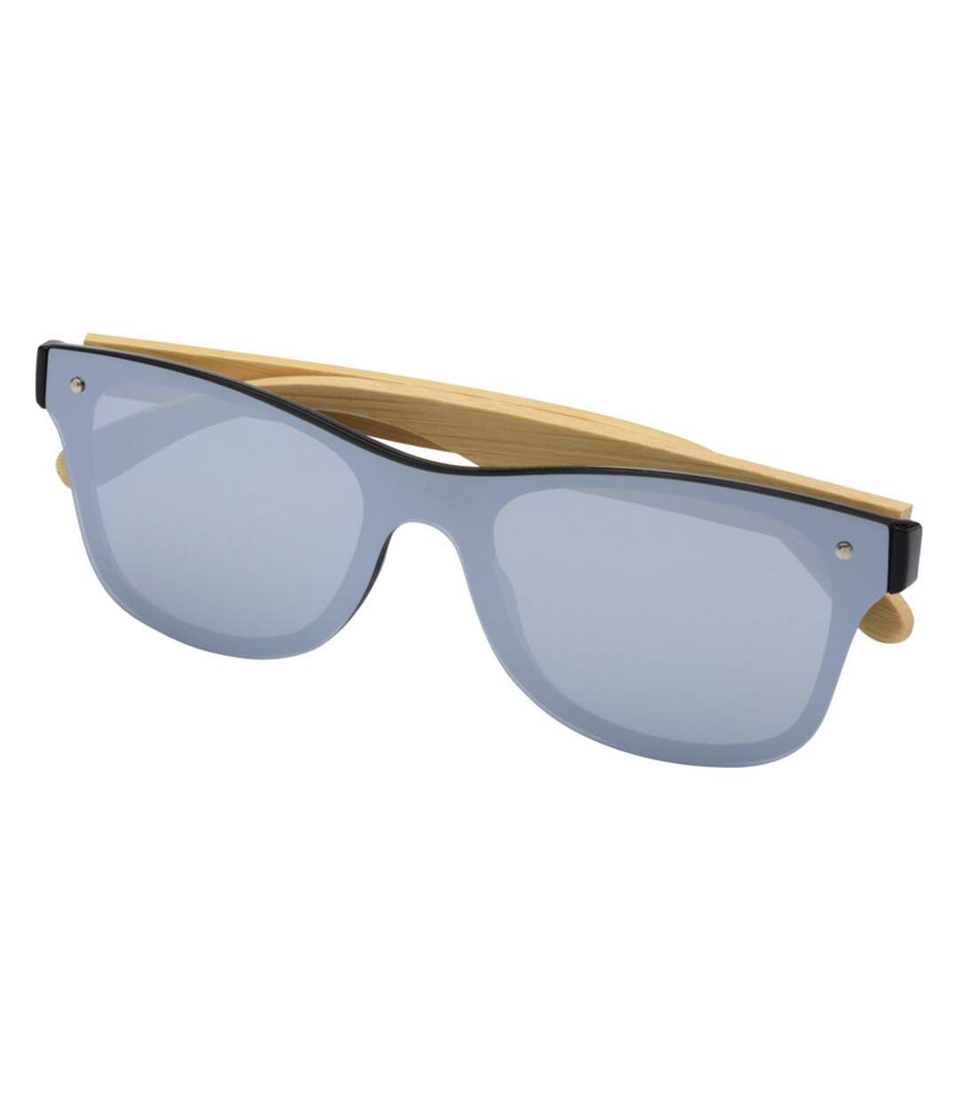 Unisex Adult Tan Bamboo Sunglasses One Size Silver Floso-4