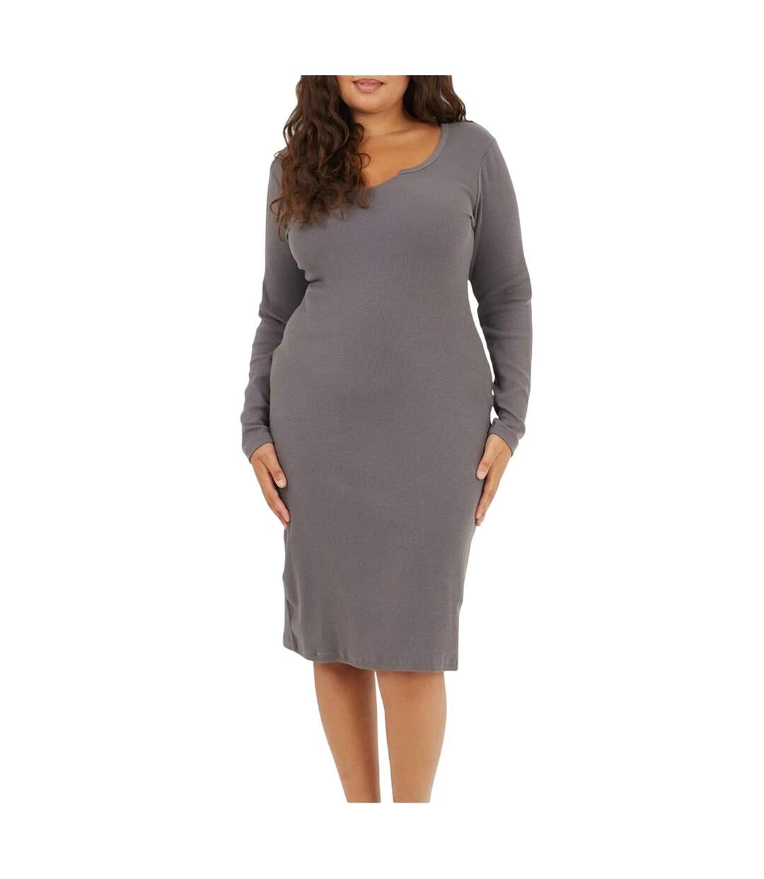 Robe Mi-longue Femme Ardoise Brave Soul-2