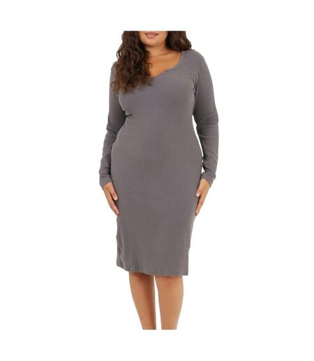 Robe Mi-longue Femme Ardoise Brave Soul
