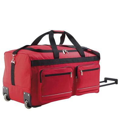 SOLS Voyager Rolling Travel Holdall Bag (Red) (One Size) - UTPC2392