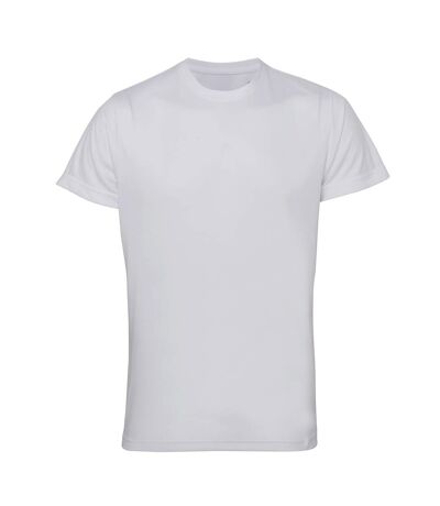 T-shirt de fitness à manches courtes homme blanc Tri Dri