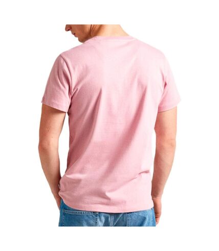 T-shirt Rose Homme Pepe jeans Clement - S