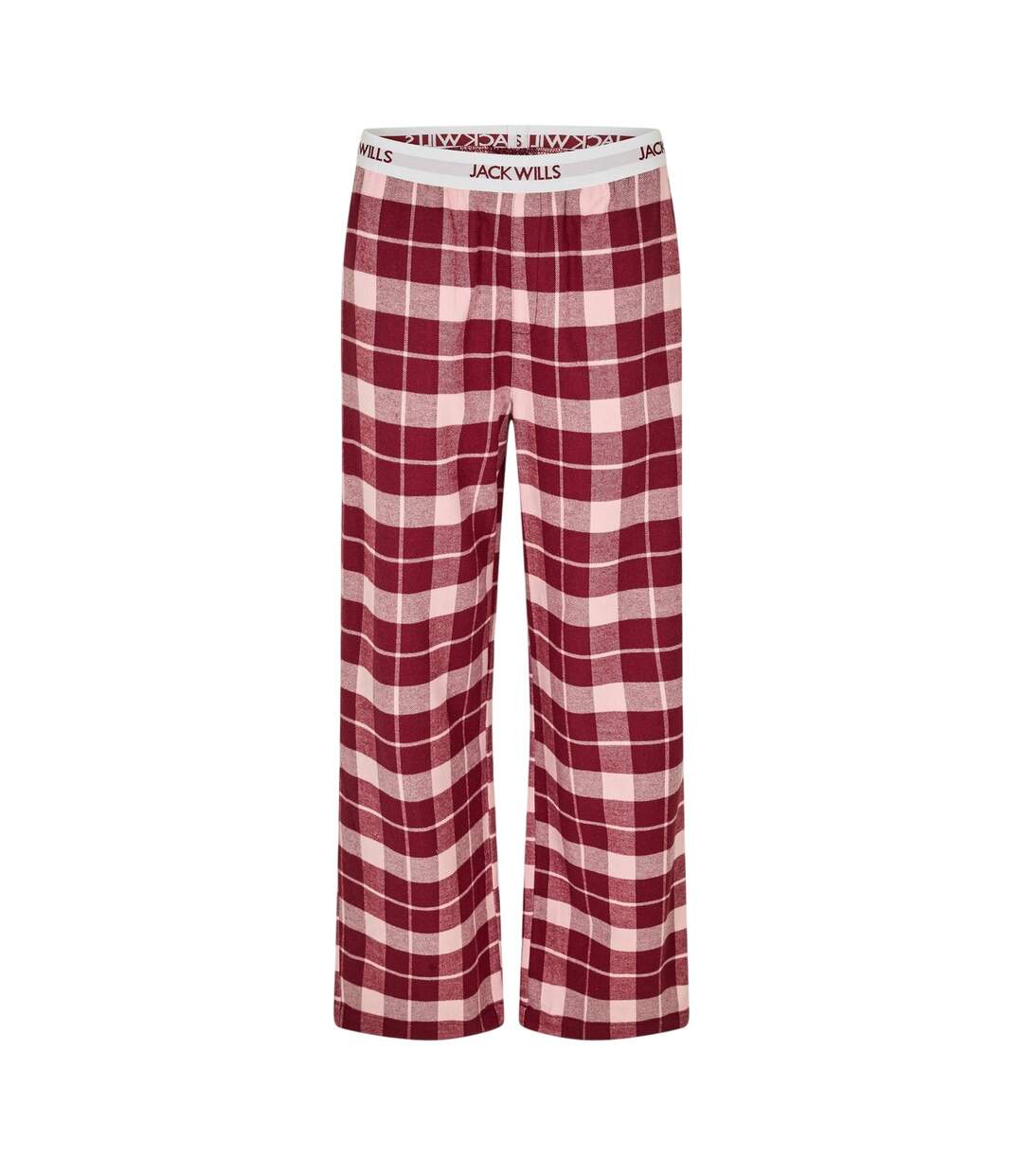 Bas De Pyjama Motif/style À Carreaux Femme Bordeaux Rose Jack Wills-2