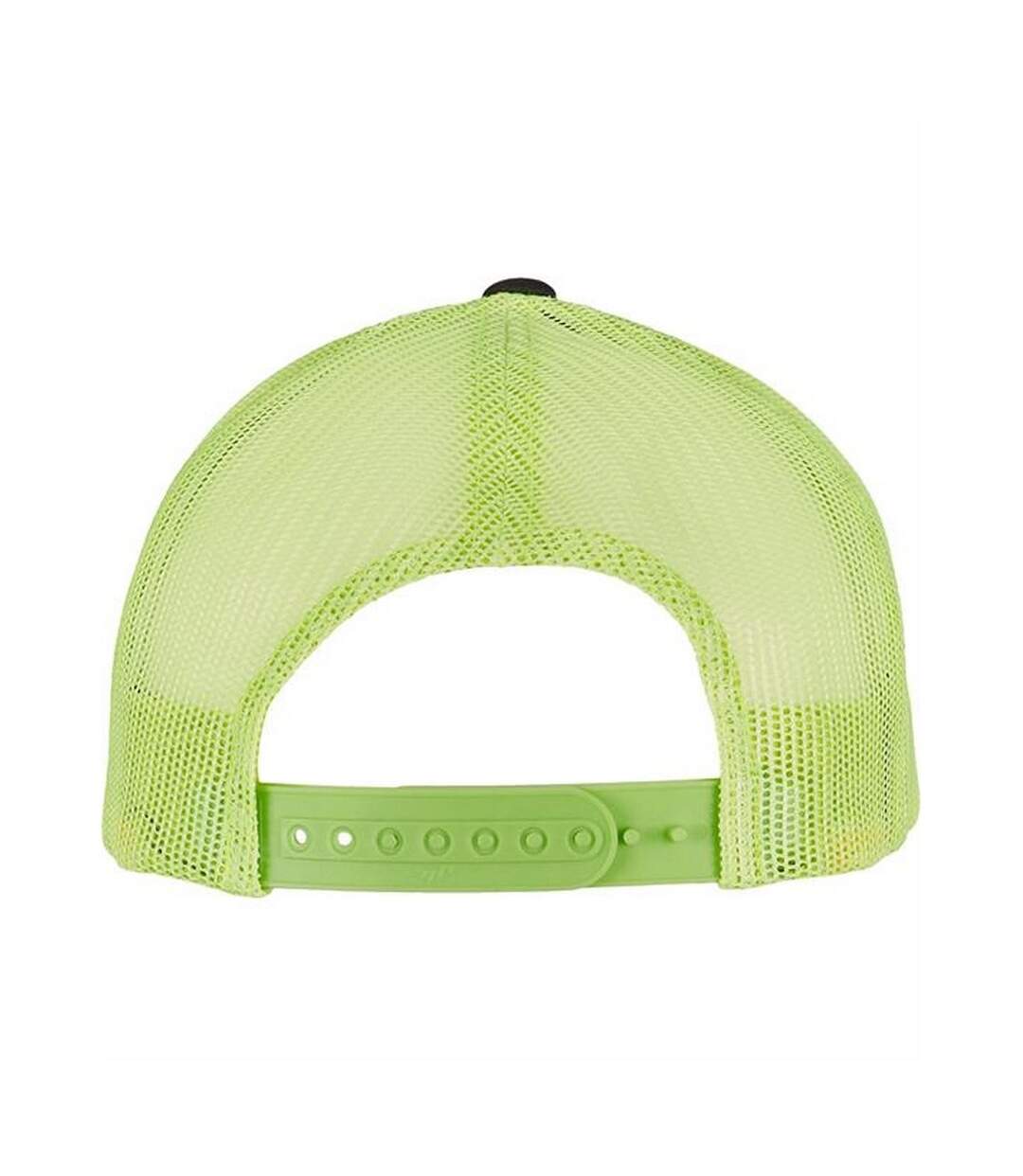 Casquette trucker adulte gris foncé / vert néon Flexfit-2