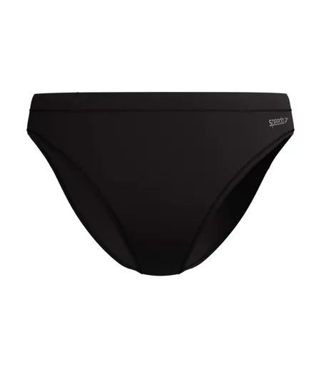 Womens/ladies Solid Bikini Bottoms Black Speedo