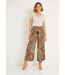Pantalon large imprimé animalier-4