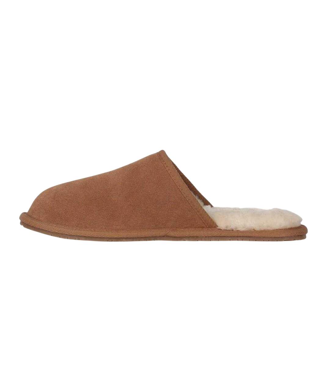 Mens Suede Mule Slippers Tan Jack Wills-3