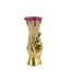 Vase Déco en Résine Cône 31cm Or-2