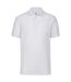 Polo 65/35 homme blanc Fruit of the Loom-1