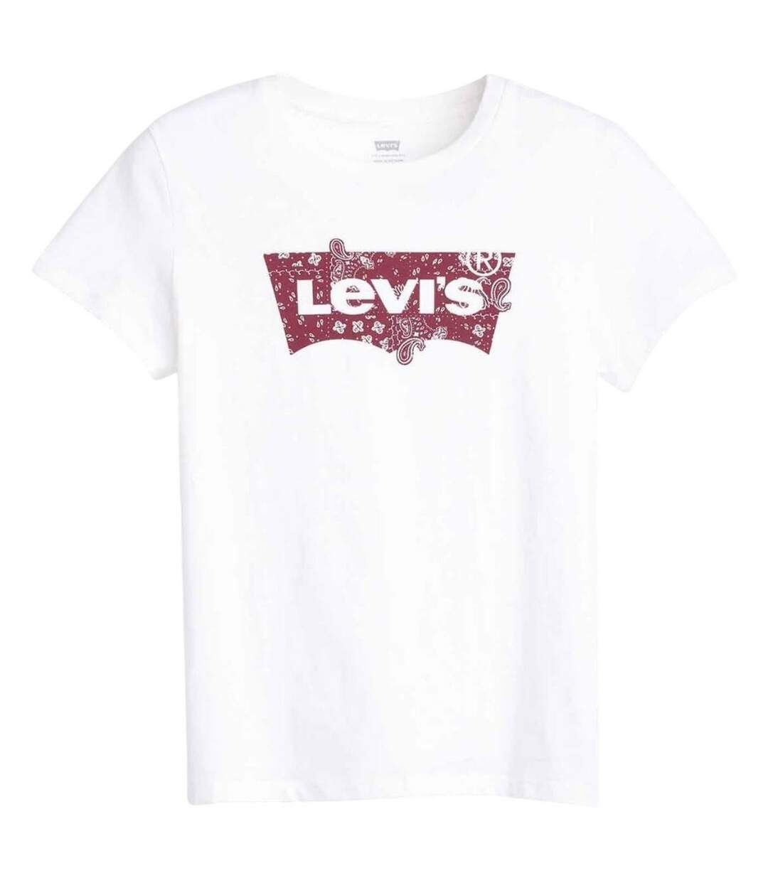 Womens/ladies The Perfect T-shirt White Levis-2
