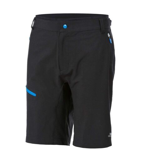 Mens Malaki Slim Walking Bib Shorts Black Trespass