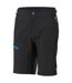 Mens Malaki Slim Walking Bib Shorts Black Trespass-2