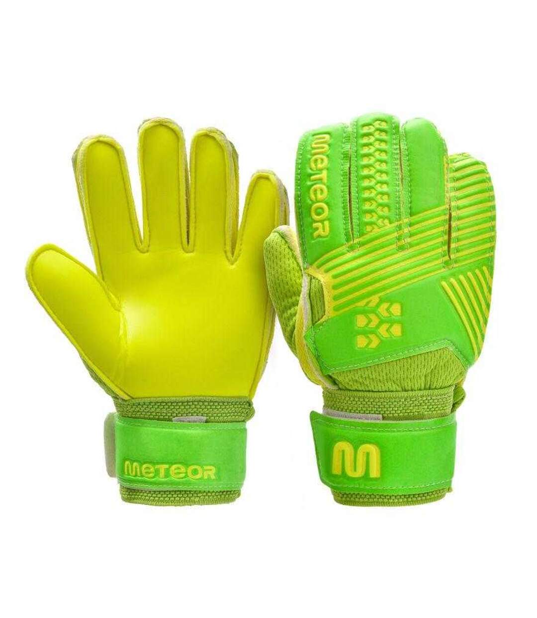 Gants De Gardien De But Entraînement Catch Adulte Vert Meteor-3