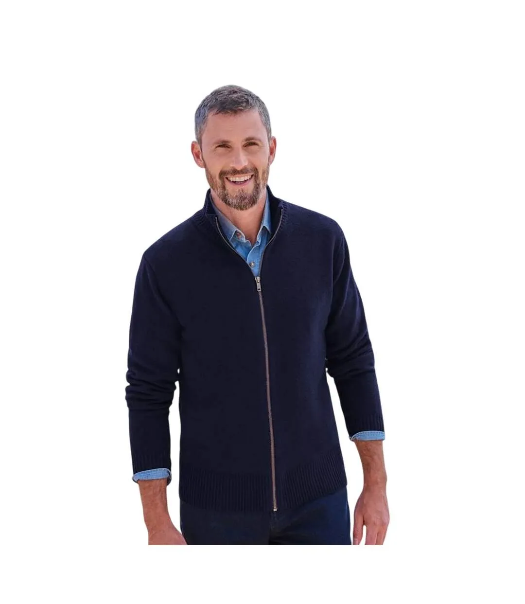 Cardigan Lincoln Homme Bleu Marine WoolOvers-1