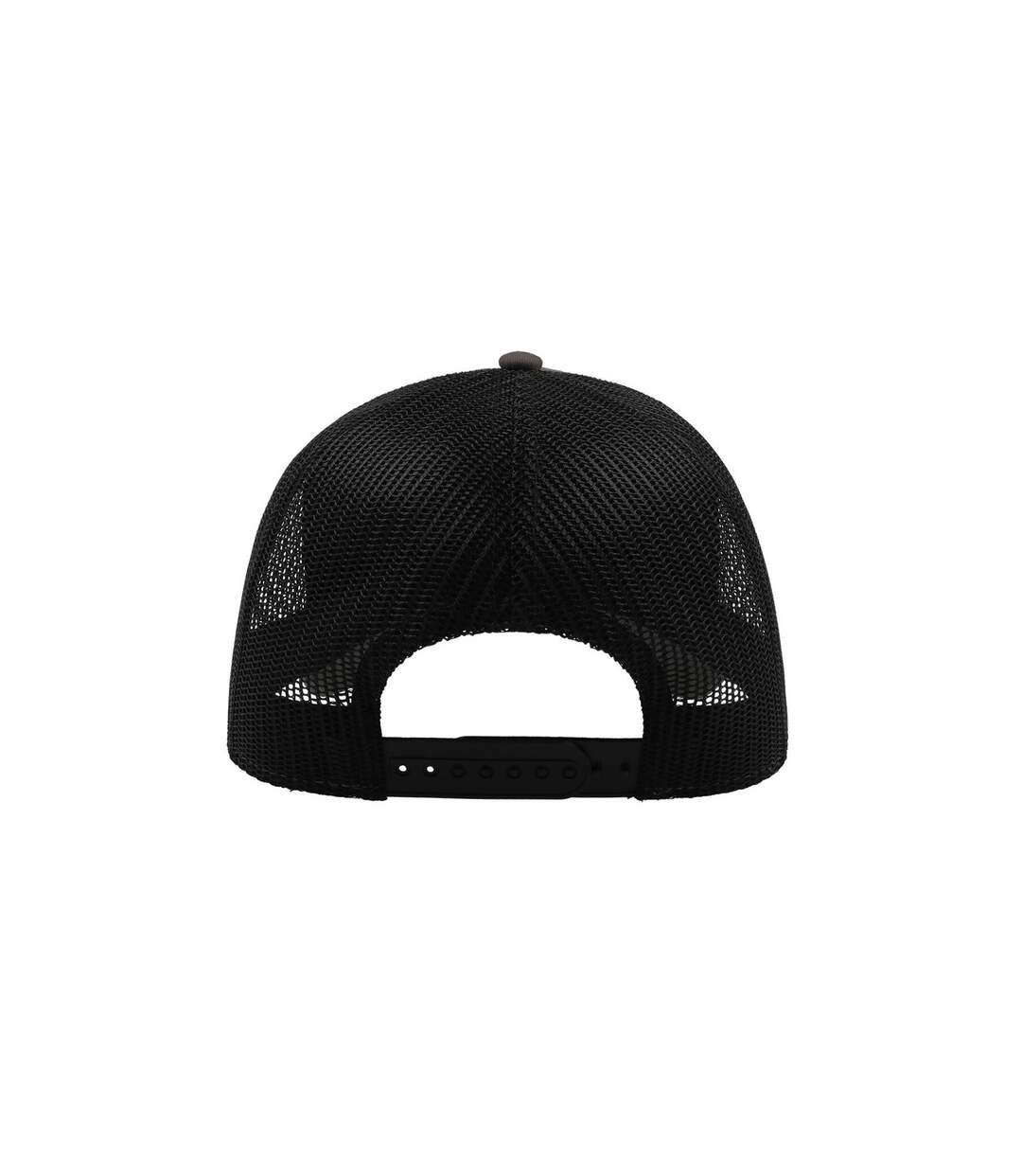 Casquette style trucker rapper mixte gris foncé / noir Atlantis-2