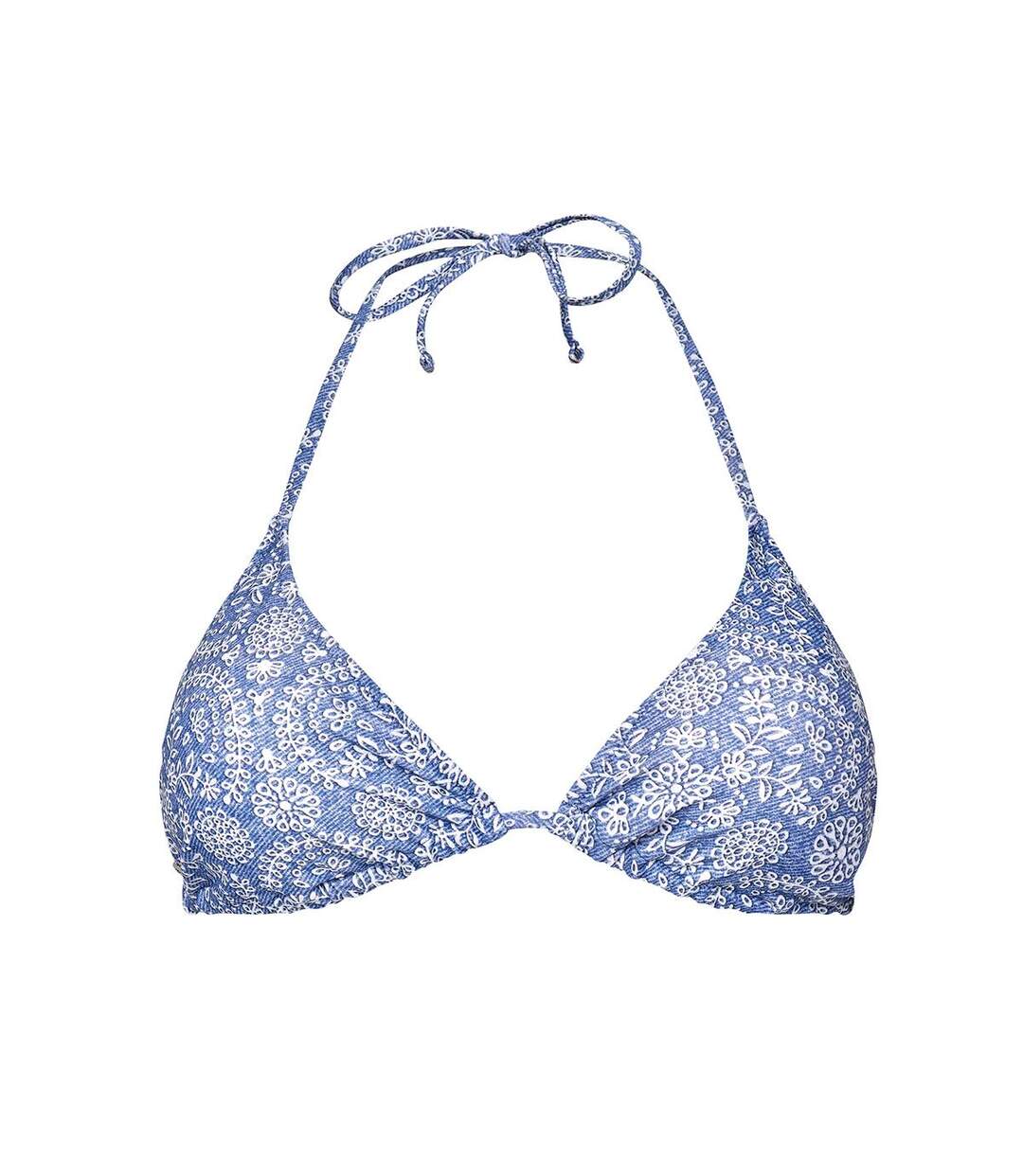 Haut de maillot triangle bleu Provence-1