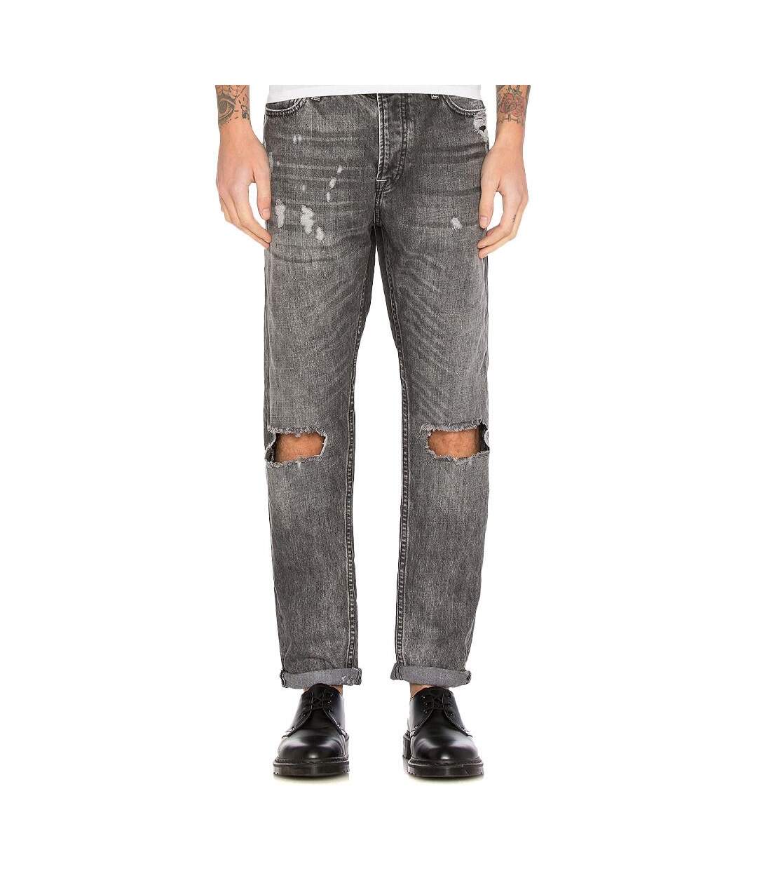 Jean Loose Gris Homme Scotch & Soda Breaker - W32-L32-1