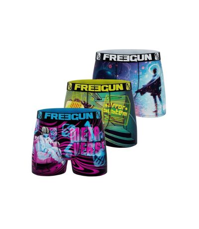 Lot de 3 boxers homme Metaverse Freegun